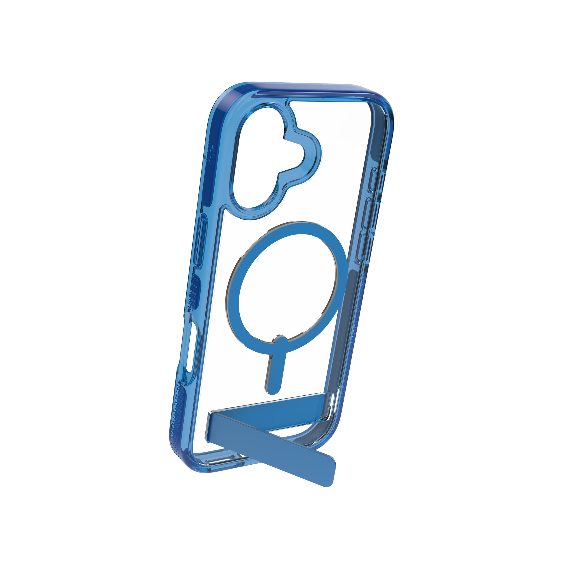 ZAGG Santa Cruz Snap – Backcover – für Apple iPhone 17, Graphen, blau/transparent, bis 4 m Sturzsicher