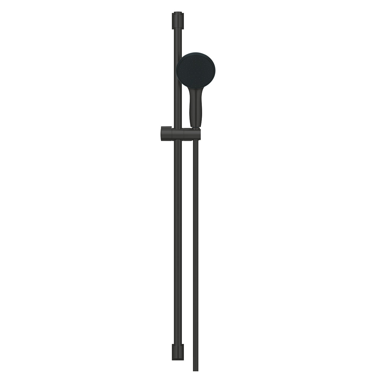 GROHE Vitalio Start 110 Brausestangenset – Schlauchlänge 175 cm, Silikon/Metall/Kunststoff, Schwarz matt