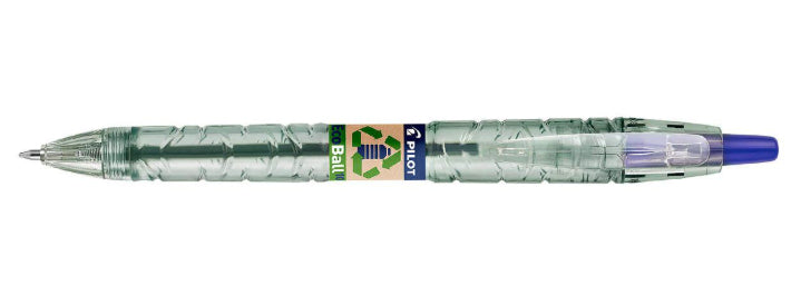 Pilot Ecoball B2P BP-B2PEB Kugelschreiber – 10er Pack, Blau, Spitze 1,0 mm, Druck, nachfüllbar