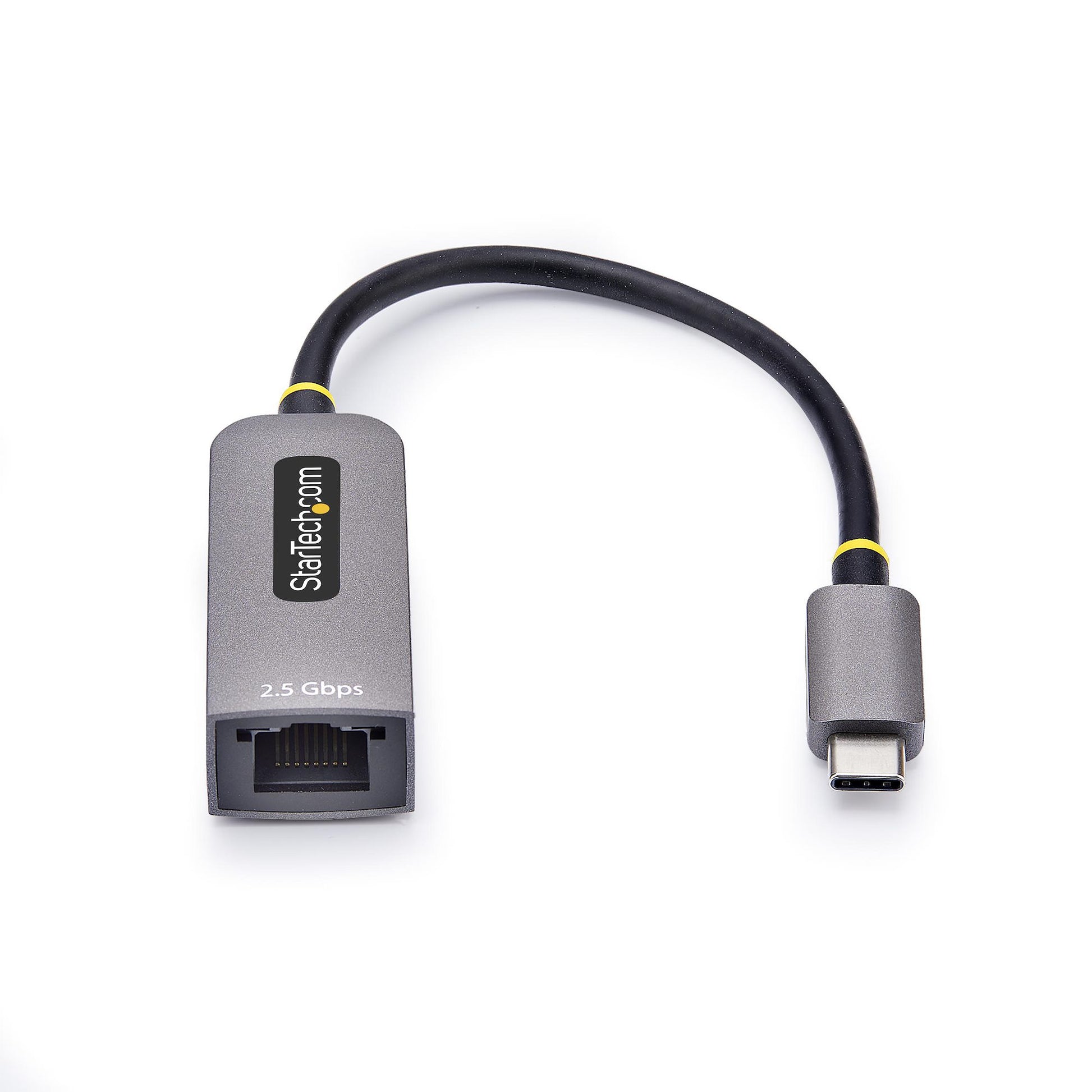 StarTech.com Netzwerkadapter USB-C zu RJ-45 – 2,5 Gbit/s, USB 3.2 Gen 1 (5 Gbit/s), 0,152 m, für PC/Laptop