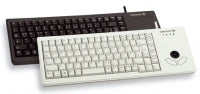 CHERRY G84-5400 – Tastatur, kabelgebunden (USB), CH-Layout (DE-CH), mit Trackball, grau