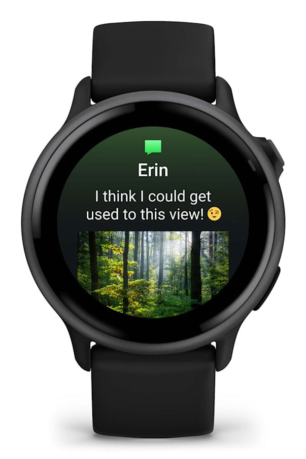 Garmin Vivoactive 6 – GPS-Smartwatch – GPS, ANT+, Farbdisplay, Touchscreen, Schwimmen, Schwarz, Sportarmband