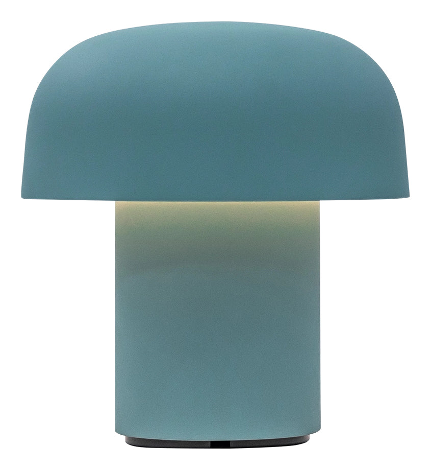 Kooduu Tischleuchte SENSA – LED, 60 lm, 2700 K, dimmbar, Akku, Aufladestation – Blaugrün