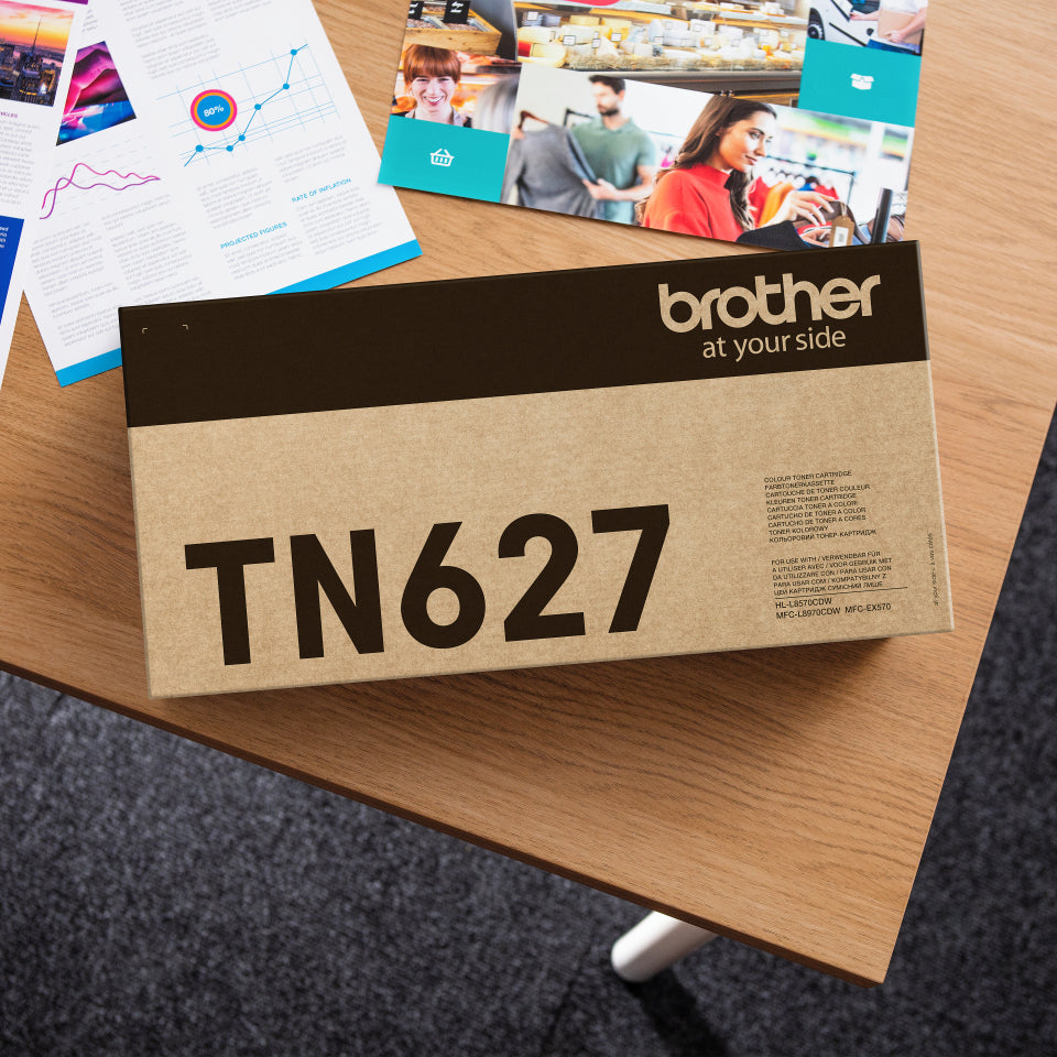 Brother TN-627Y Gelber Toner – Original – 10'000 Seiten – für Brother HL-L8570CDW/MFC-L8970CDW