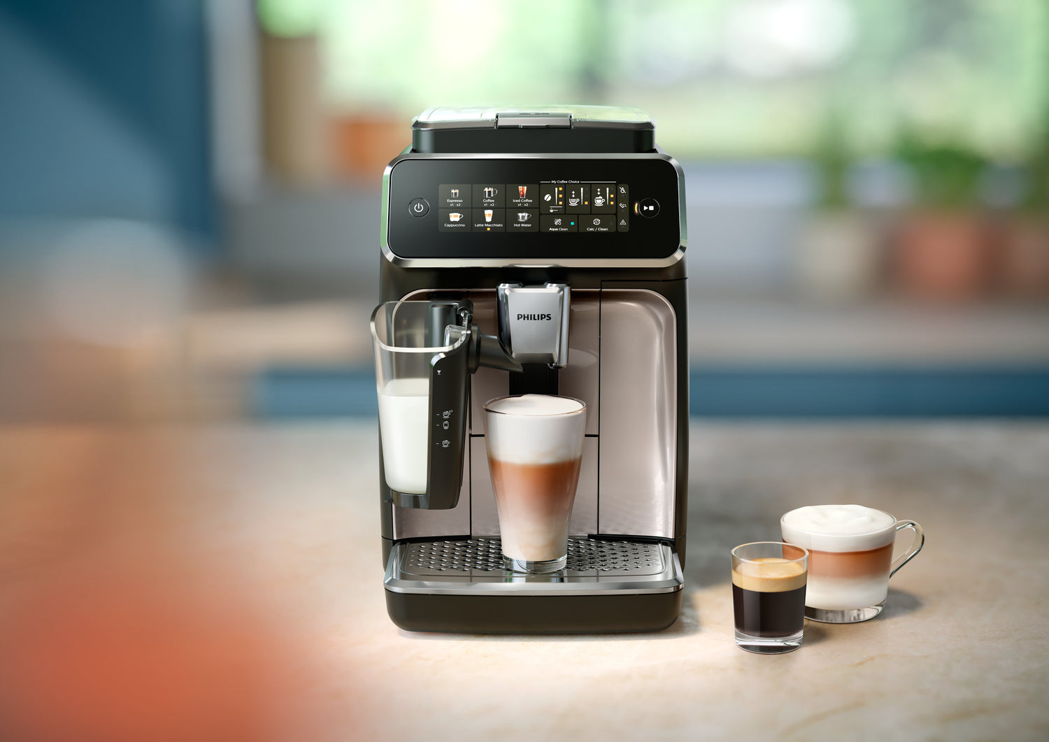 Philips Serie 3300 EP3347/90 Kaffeevollautomat – 15 bar, 1,8 l, 275 g, Keramik-Mahlwerk, Schwarz