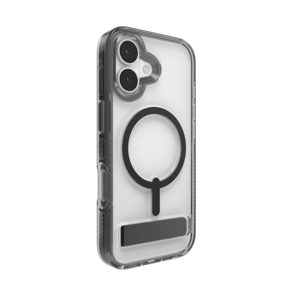 ZAGG Santa Cruz Snap Backcover – für Apple iPhone 17, Graphen, Schwarz/Transparent, bis 4 m sturzsicher