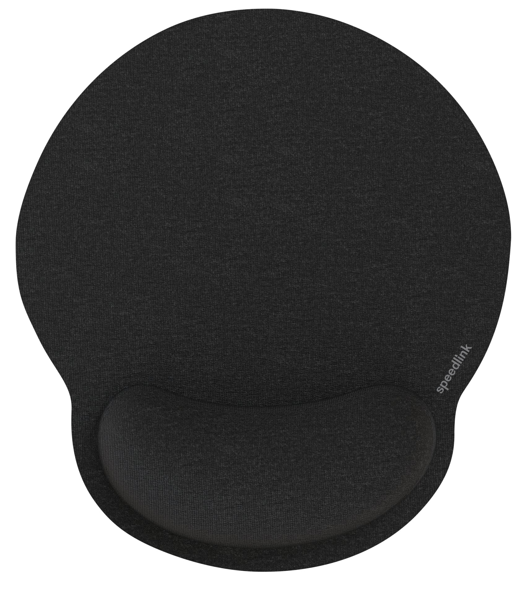 SPEEDLINK VELLU – Mauspad mit Handgelenkauflage – Memory-Schaum – Schwarz – 230 × 254 mm