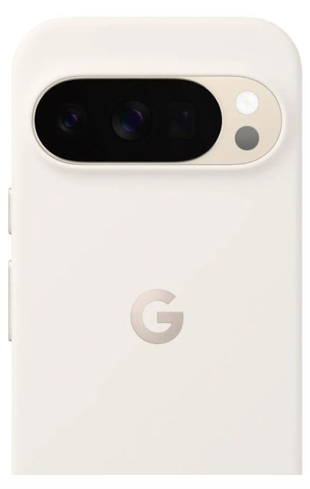 Google Pixelsnap Backcover – für Google Pixel 10/Pixel 10 Pro, Mikrofaser+PC+Silikon, Porzellan