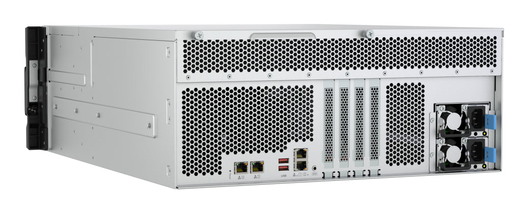 QNAP TS-h2477AXU-RP-R7D-24H02 Speichergerät – 288 TB, SATA, 4U, 24-Bay, Ryzen 7 7700, 32 GB DDR5