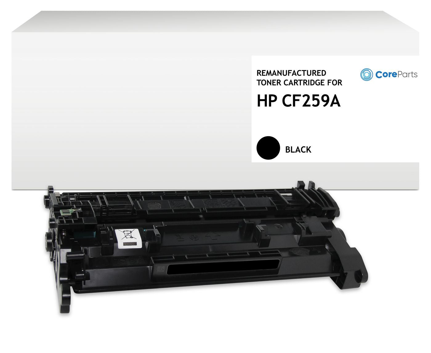CoreParts Toner – schwarz – für HP