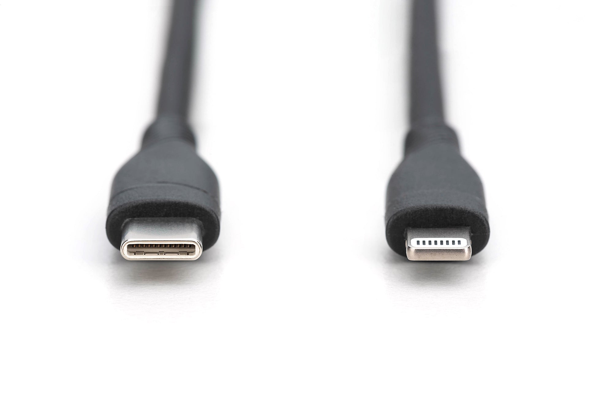 Digitus Lightning auf USB-C Kabel, 1 m, Schwarz