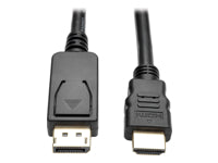 Tripp Lite P582-006-V2 DisplayPort-zu-HDMI-Kabel – 4K (3840 × 2160), 1,83 m, DP 1.2, Schwarz