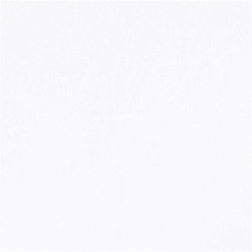 Creativ Company Dekostoff, Baumwolle, Weiss, 145 cm × 2 m, 1 Stk., STANDARD 100 by OEKO-TEX, 440801