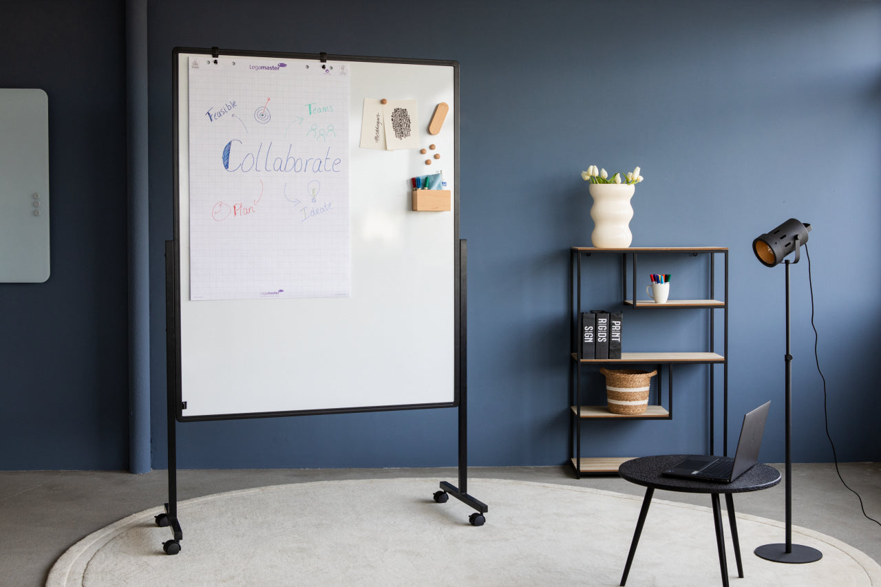 Legamaster Mobiles Whiteboard – Stahl, magnetisch – 150 × 120 cm