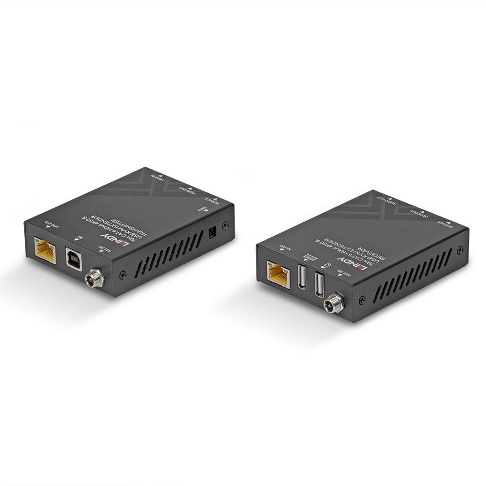 Lindy HDMI/USB KVM-Extender über Cat6, bis 70 m, 4K (3840 × 2160)