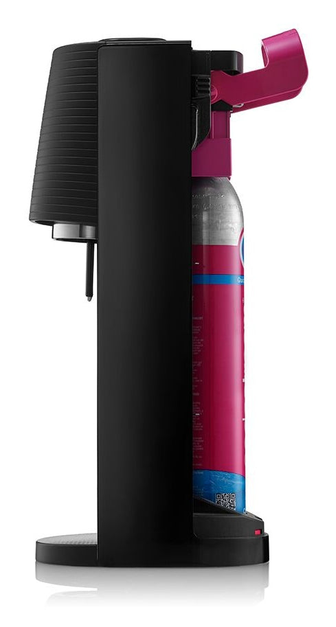 SodaStream Wassersprudler, 1 Flasche (1 l, Kunststoff), 60 l, Schwarz