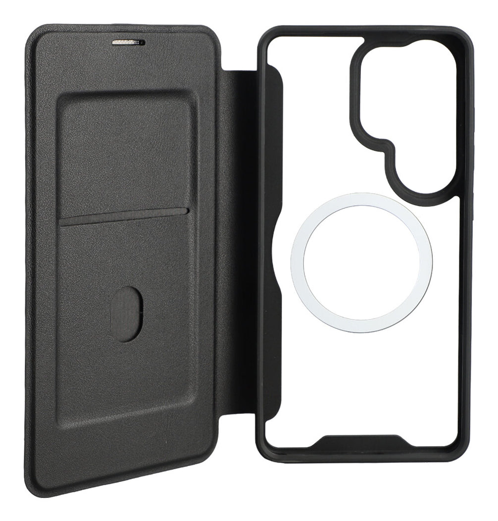 4smarts Urban Pro Folio – für Samsung Galaxy S26 Ultra, MagSafe, mit Kartenfach, PU, Schwarz