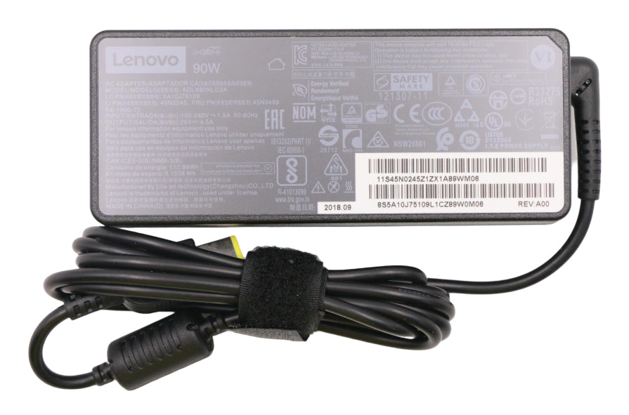 Lenovo 5A10J75109 Netzteil 90 W (20 V/4,5 A) – für All-in-One-PC – schwarz