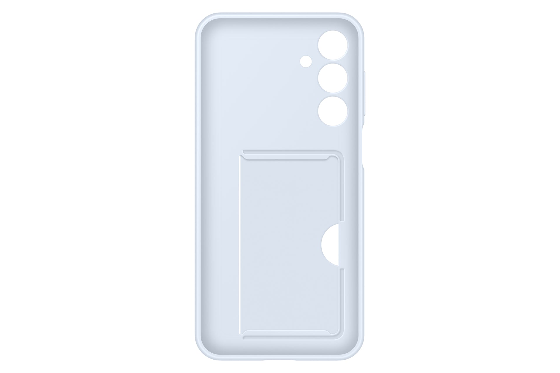 Samsung Backcover – für Samsung Galaxy A16 5G, mit Kartenfach, Kunststoff, Hellblau