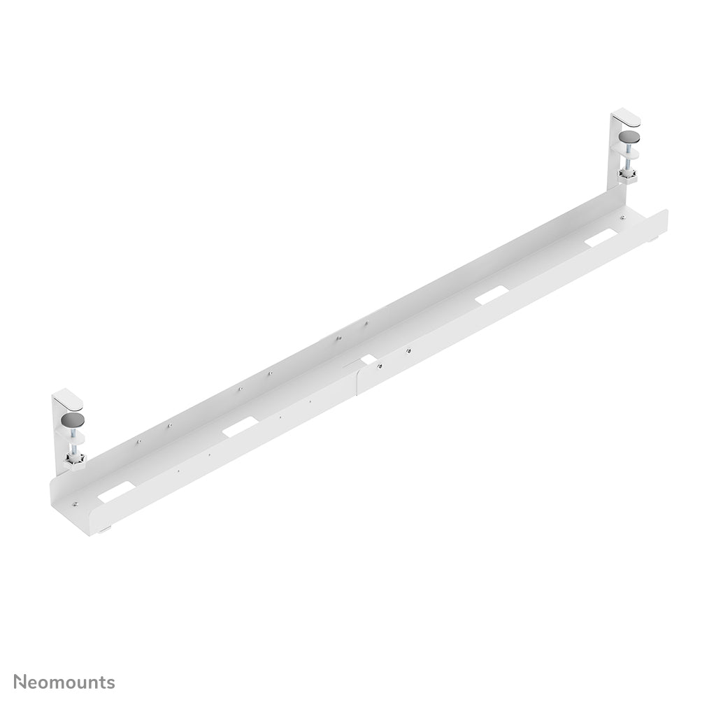 Neomounts Kabelkanal ADS07-120WH – 0,80–1,20 m, weiss, mit Tischklemme, Tragkraft bis 5 kg