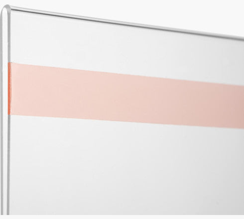 Exacompta Wandsichttasche – für A4 – 1 Fach – Wandmontage (Löcher, Klebestreifen) – transparent