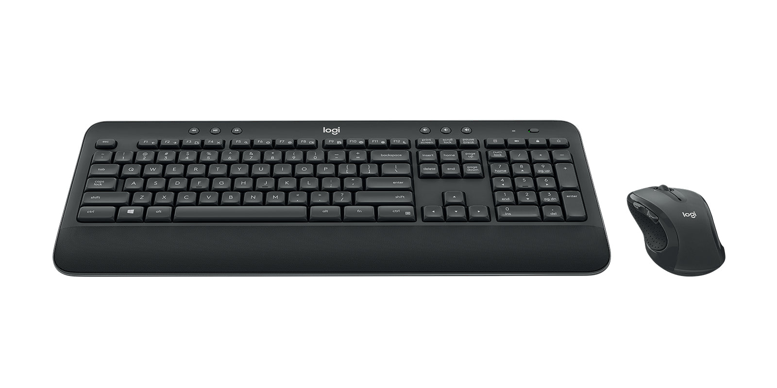 Logitech MK545 Advanced – Tastatur- und Maus-Set – 2,4 GHz USB-A (Nano-Empfänger) – QWERTY (US-INT) – Schwarz