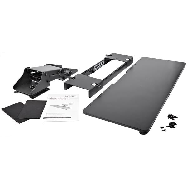 StarTech.com Unter dem Schreibtisch Tastaturablage – 66 cm, höhenverstellbar