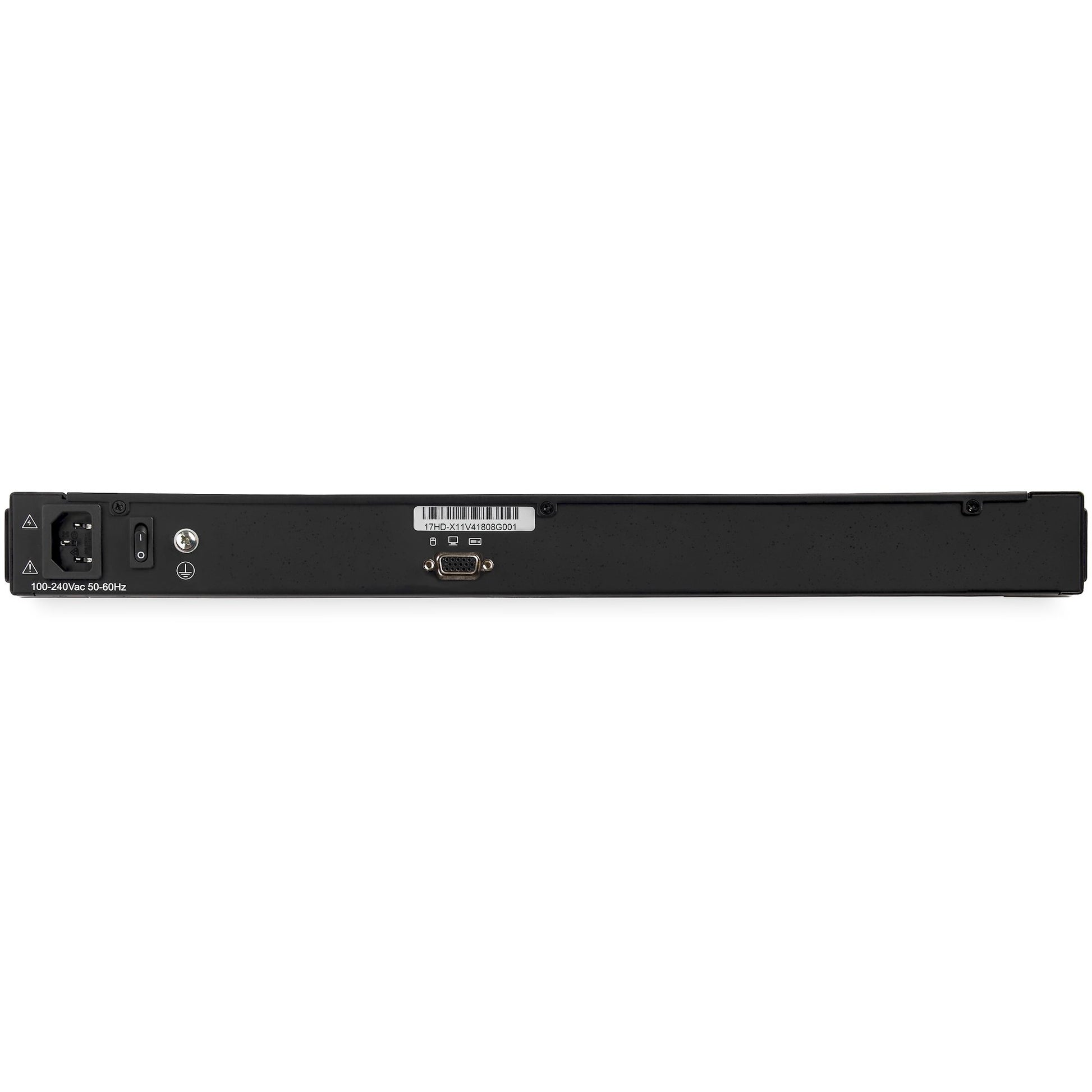 StarTech.com 17,3" Rack-LCD-Konsole – 1-Port VGA KVM, 1920 × 1080 – 1U