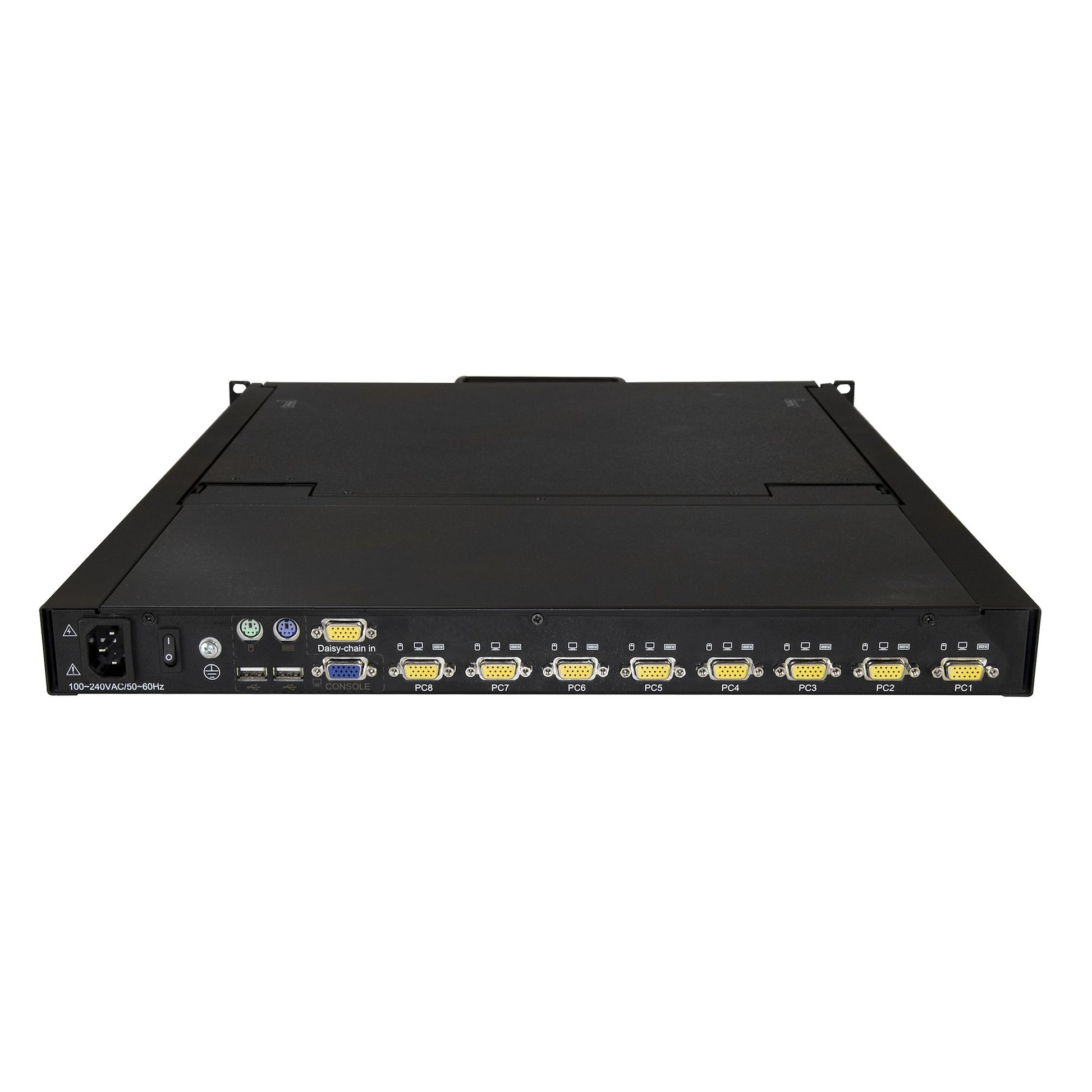 StarTech.com 19" Rack-LCD-Konsole – 1280 × 1024, 8-Port VGA KVM, USB 2.0 – 1U