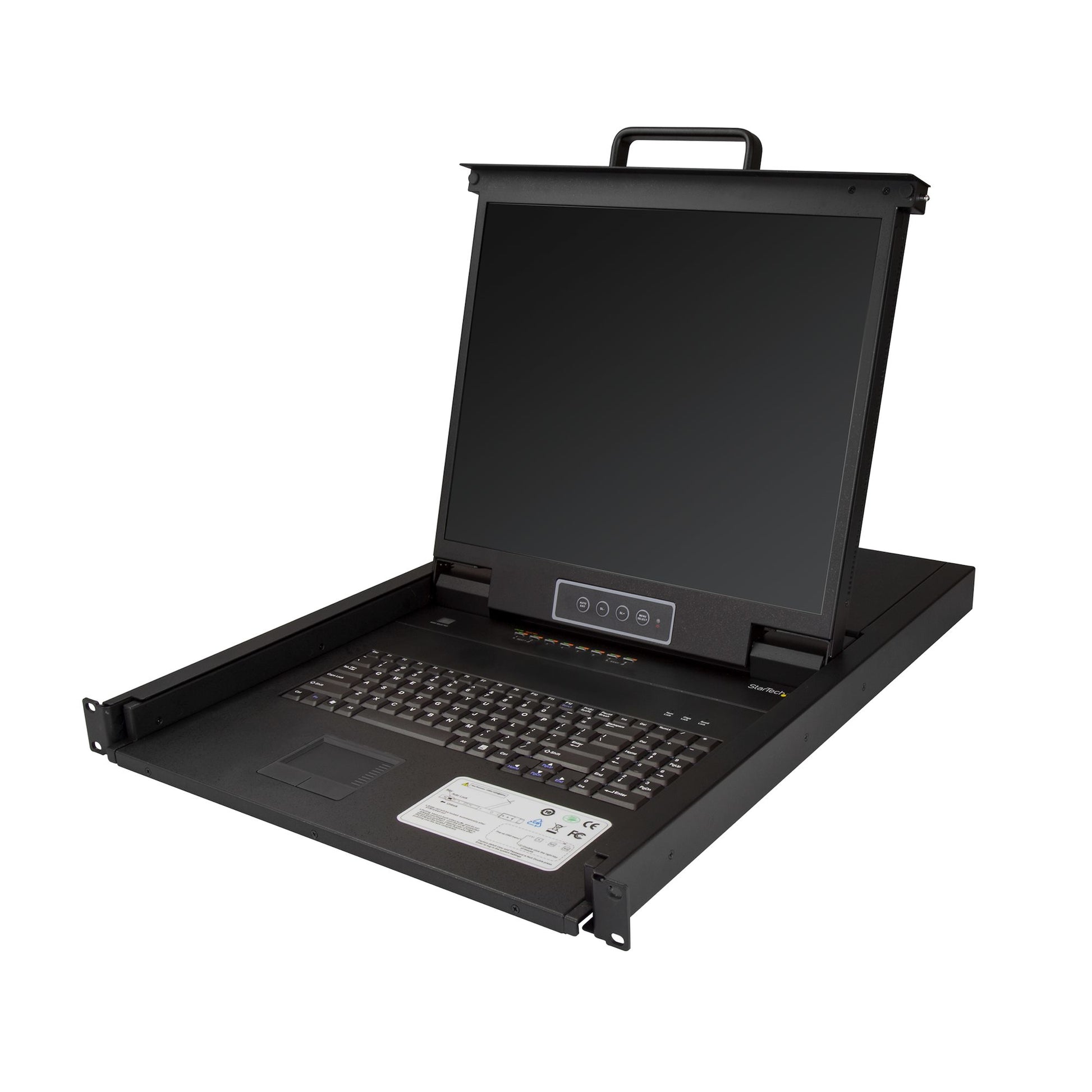 StarTech.com 19" Rack-LCD-Konsole – 1280 × 1024, 8-Port VGA KVM, USB 2.0 – 1U