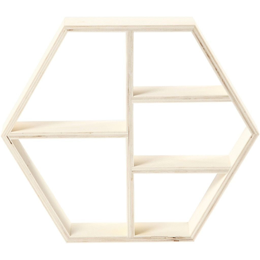 Creativ Company Wandhalterung – Holz – Natur – 285 × 250 × 50 mm