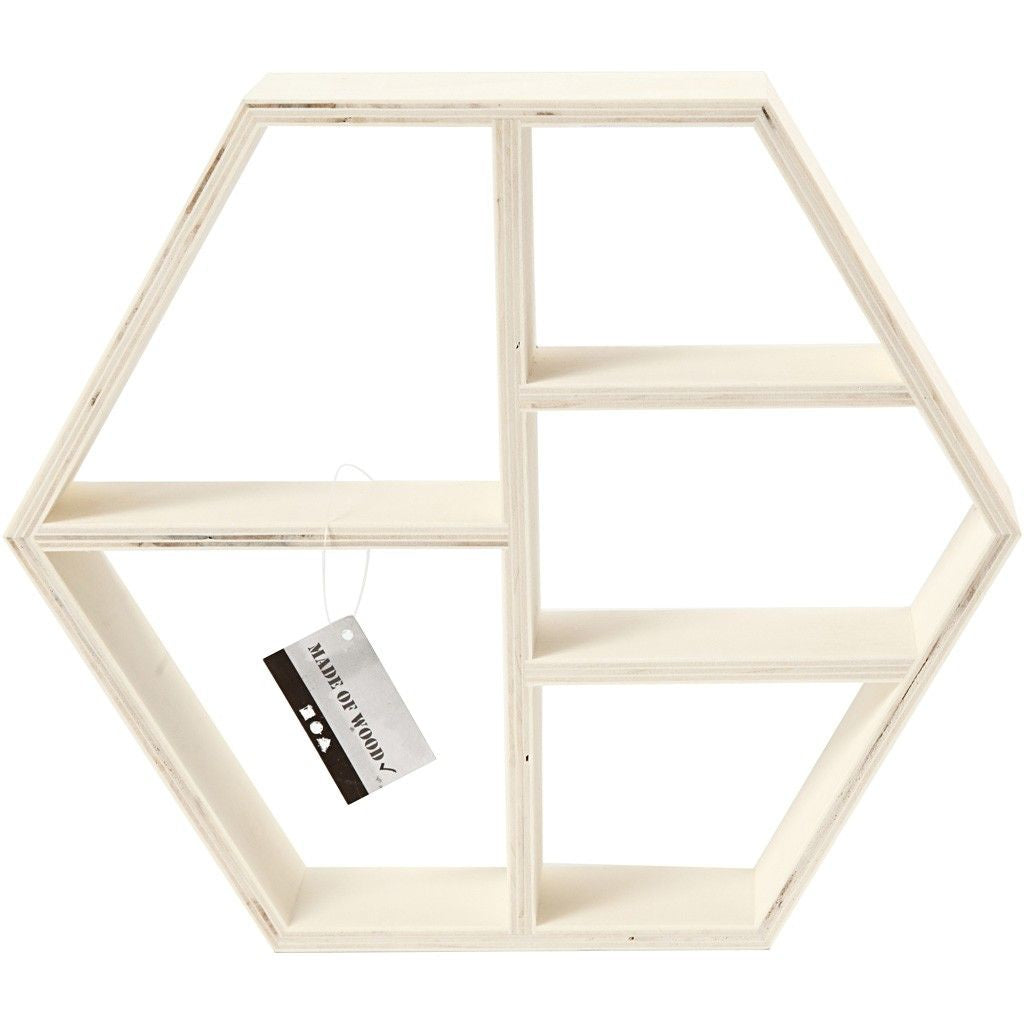 Creativ Company Wandhalterung – Holz – Natur – 285 × 250 × 50 mm