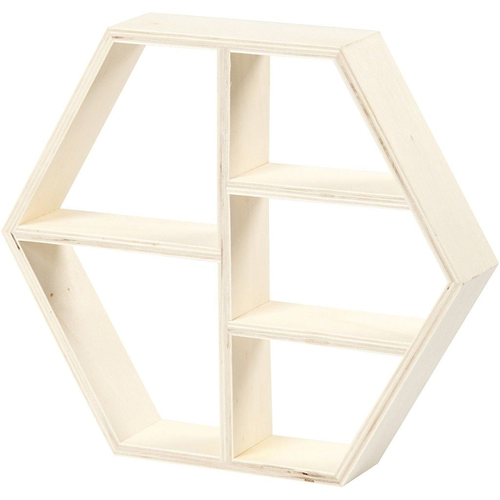 Creativ Company Wandhalterung – Holz – Natur – 285 × 250 × 50 mm