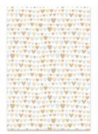 Stewo Geschenkpapier – Nicoletto – metallisiertes Papier – 700 × 1500 mm