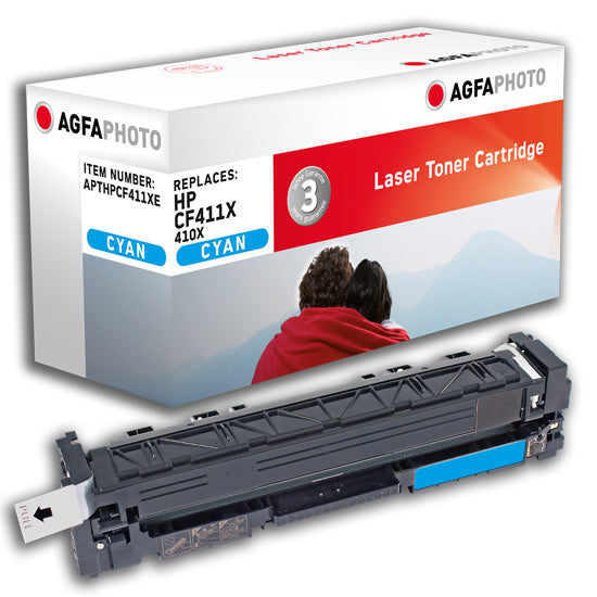 AgfaPhoto Tonerkartusche APTHPCF411XE, Cyan, 5'000 Seiten