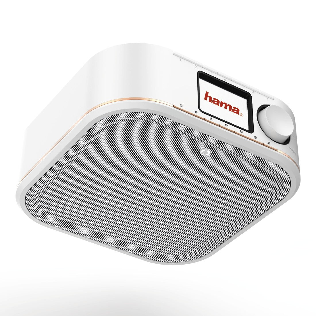 Hama DR350 Tragbares Radio – DAB+/UKW, Netz, Weiss