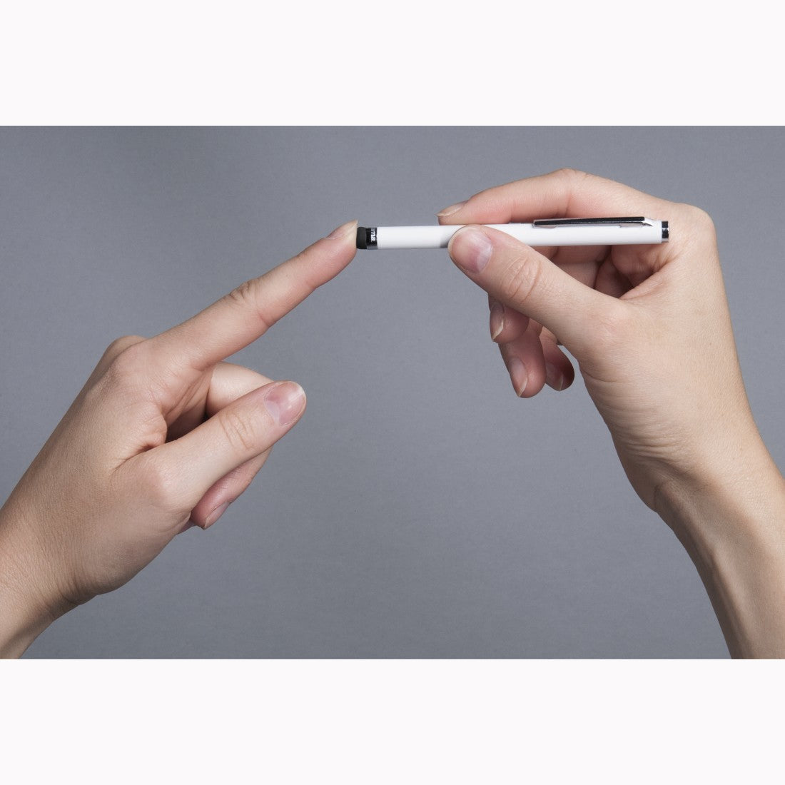 Hama Easy Eingabestift – Aluminium, weiss