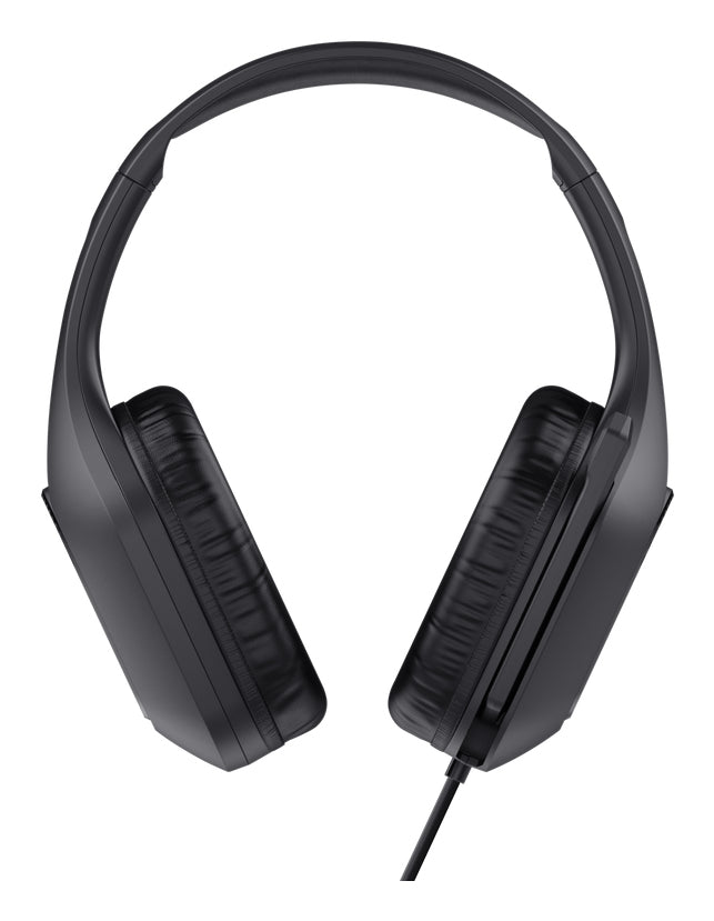 Trust GXT 416 Zirox Gaming-Headset – On-Ear, Stereo, Kabelgebunden, 3,5 mm Klinke + USB-A, Schwarz