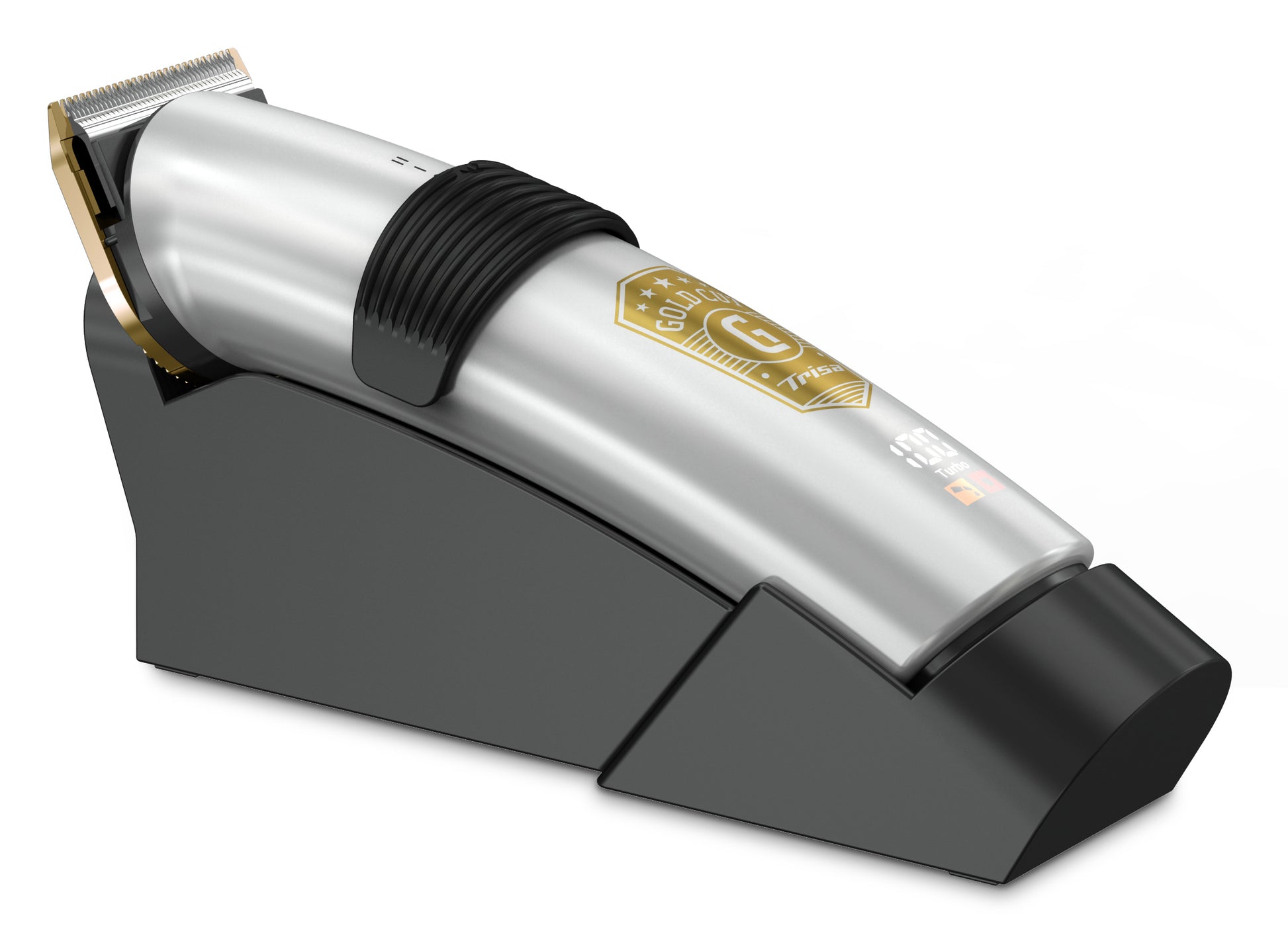 Trisa Bart- und Haarschneider Gold Cut – 210 min Laufzeit, 5 Längeneinstellungen – max. Schnittlänge 20 mm