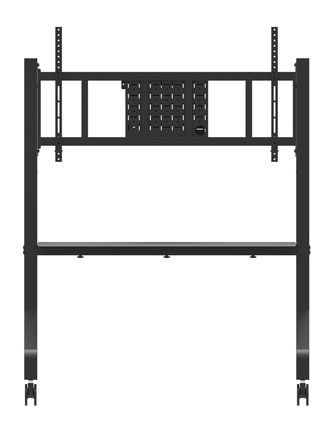 Neomounts FL50-575BL1 – Trolley, höhenverstellbar, für 65–109,8", VESA 100×100–1000×600, bis 125 kg, schwarz