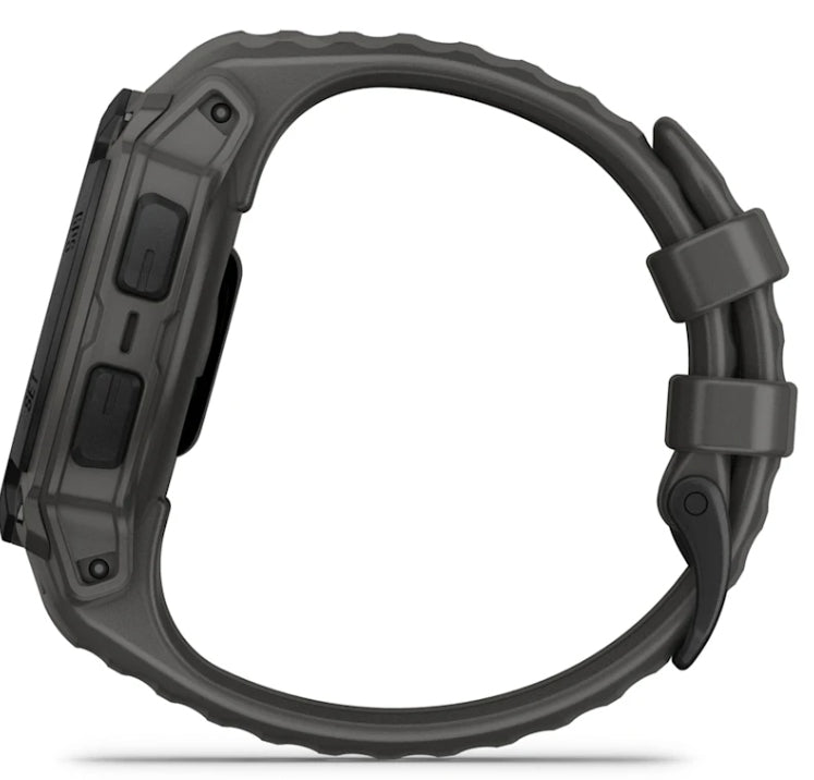 Garmin Instinct E – Smartwatch – 40 mm, Connected GPS, Bluetooth, Regen/Duschebeständig, Schwarz, Sportarmband