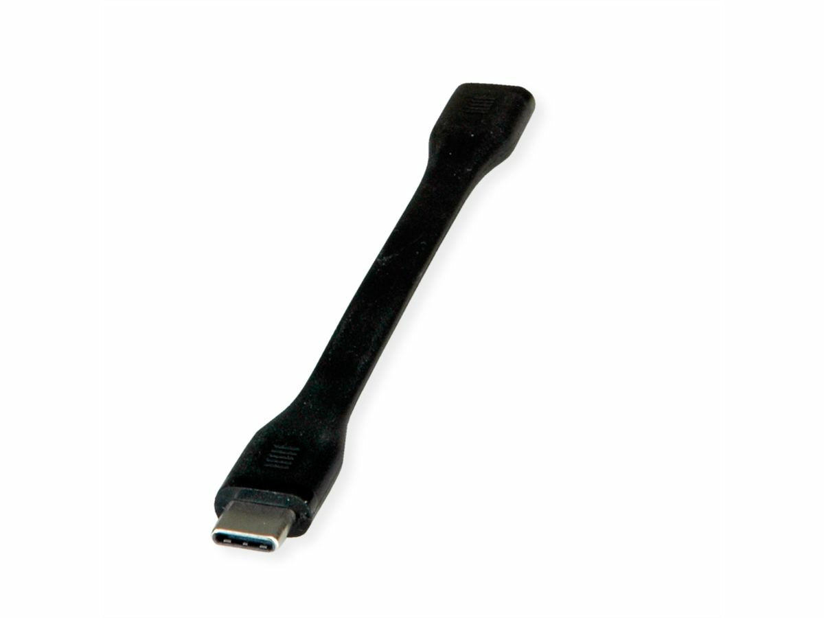 ROLINE USB-C Verlängerungskabel (Stecker auf Buchse) – USB4 40 Gbit/s – 0,12 m – PD 100 W – für MacBook