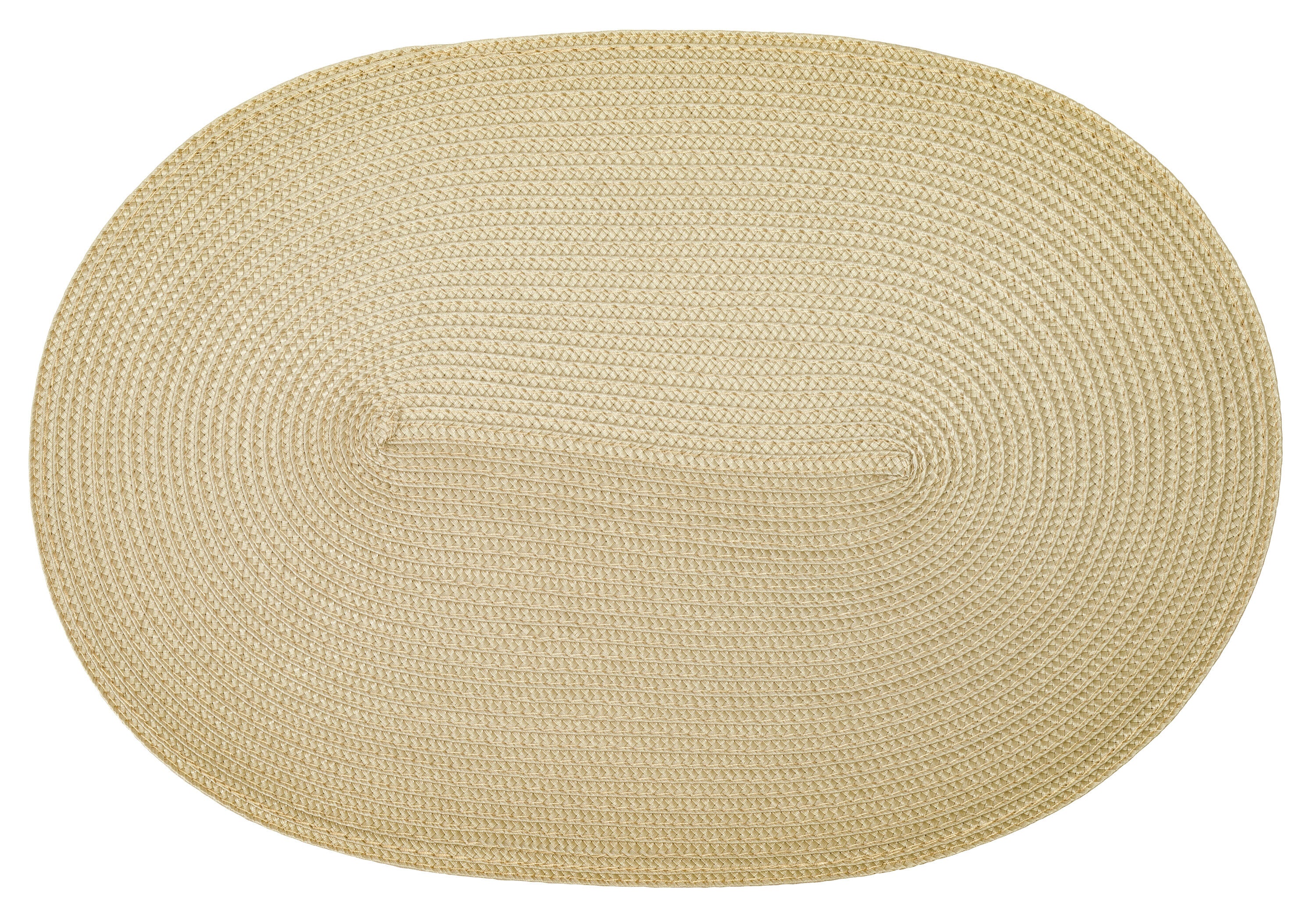 d-c-fix Tischset – oval, PP, beige, 44 × 29 cm
