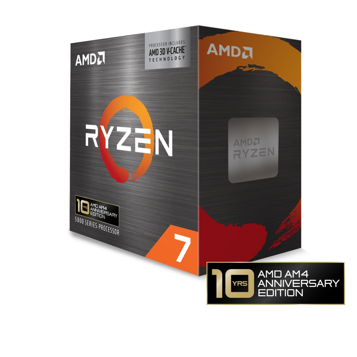 AMD Ryzen 7 5800X3D – Prozessor – 8 Kerne/16 Threads, 3,4 GHz (Boost 4,5 GHz), AM4, 105 W, Box