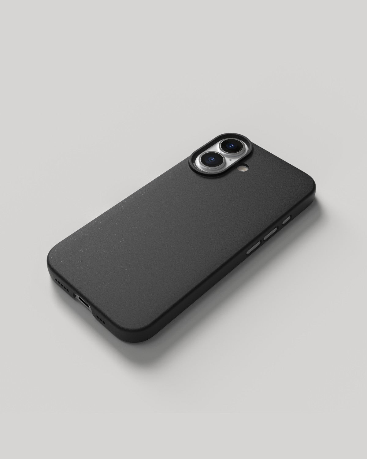 Nudient Thin Backcover – für Apple iPhone 16 – MagSafe, Kunststoff, Schwarz