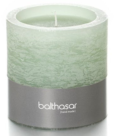 Balthasar Windlicht – Paraffin, hellgrün – Ø 10 × 10 cm