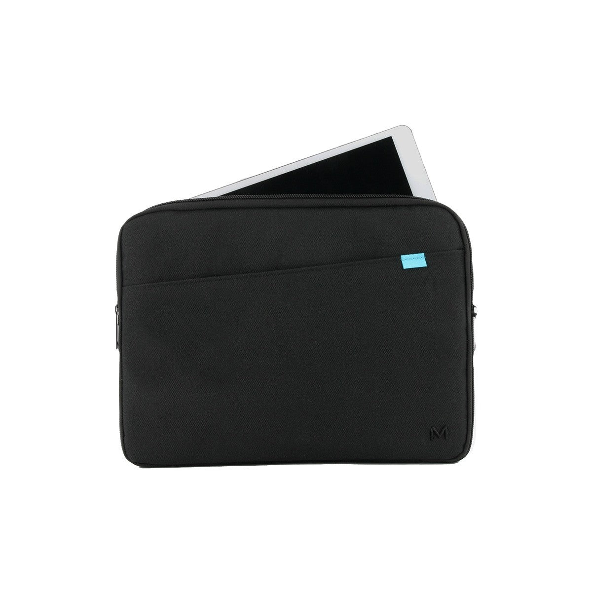 Mobilis Notebook-Tasche bis 14" – 35% recyceltes Polyester, wasserdicht – Schwarz