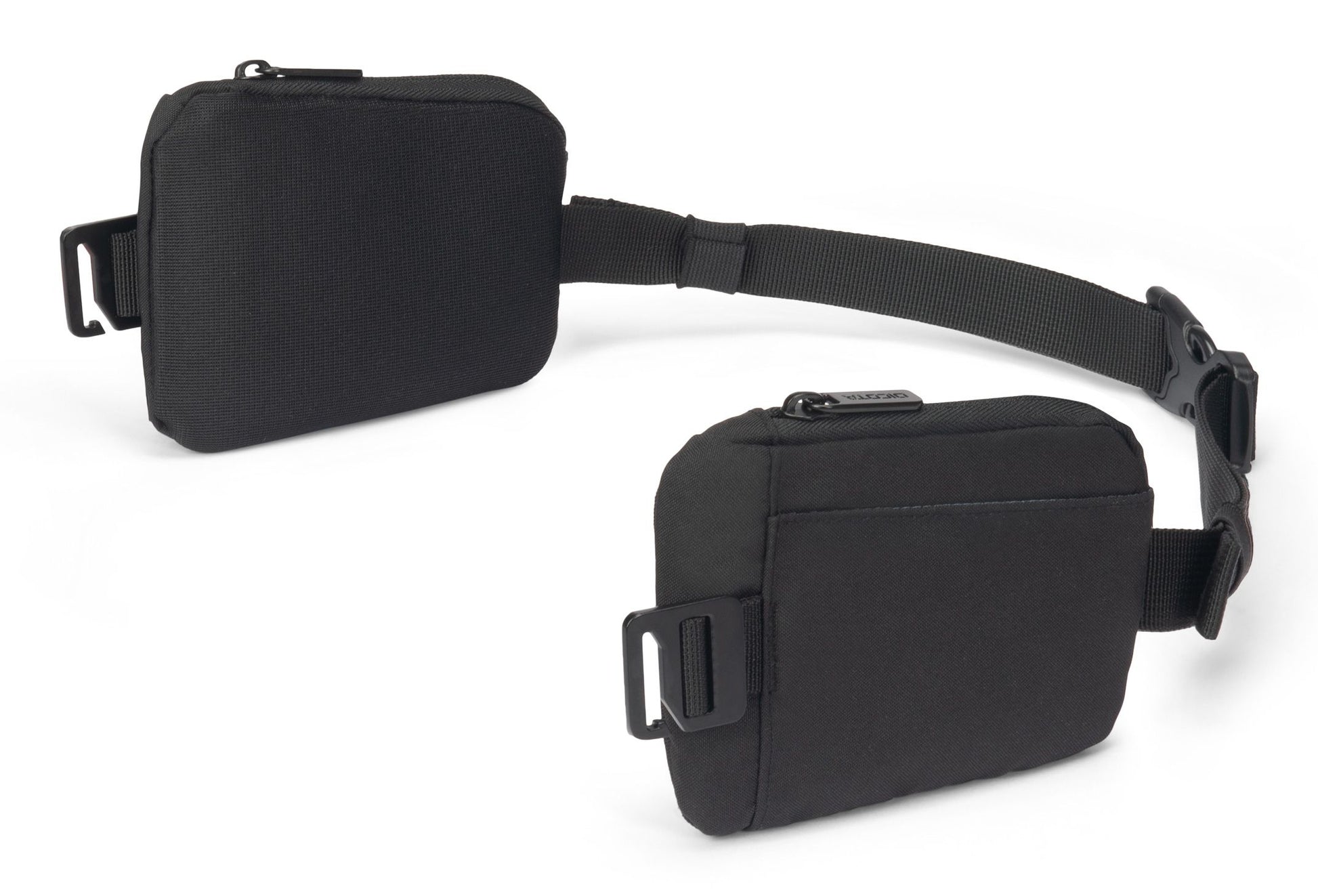 DICOTA Rucksack-Hüftgurt – für COMPANION/SEEKER II – 330×20×110 mm – schwarz – Polyester – 1 Stk.