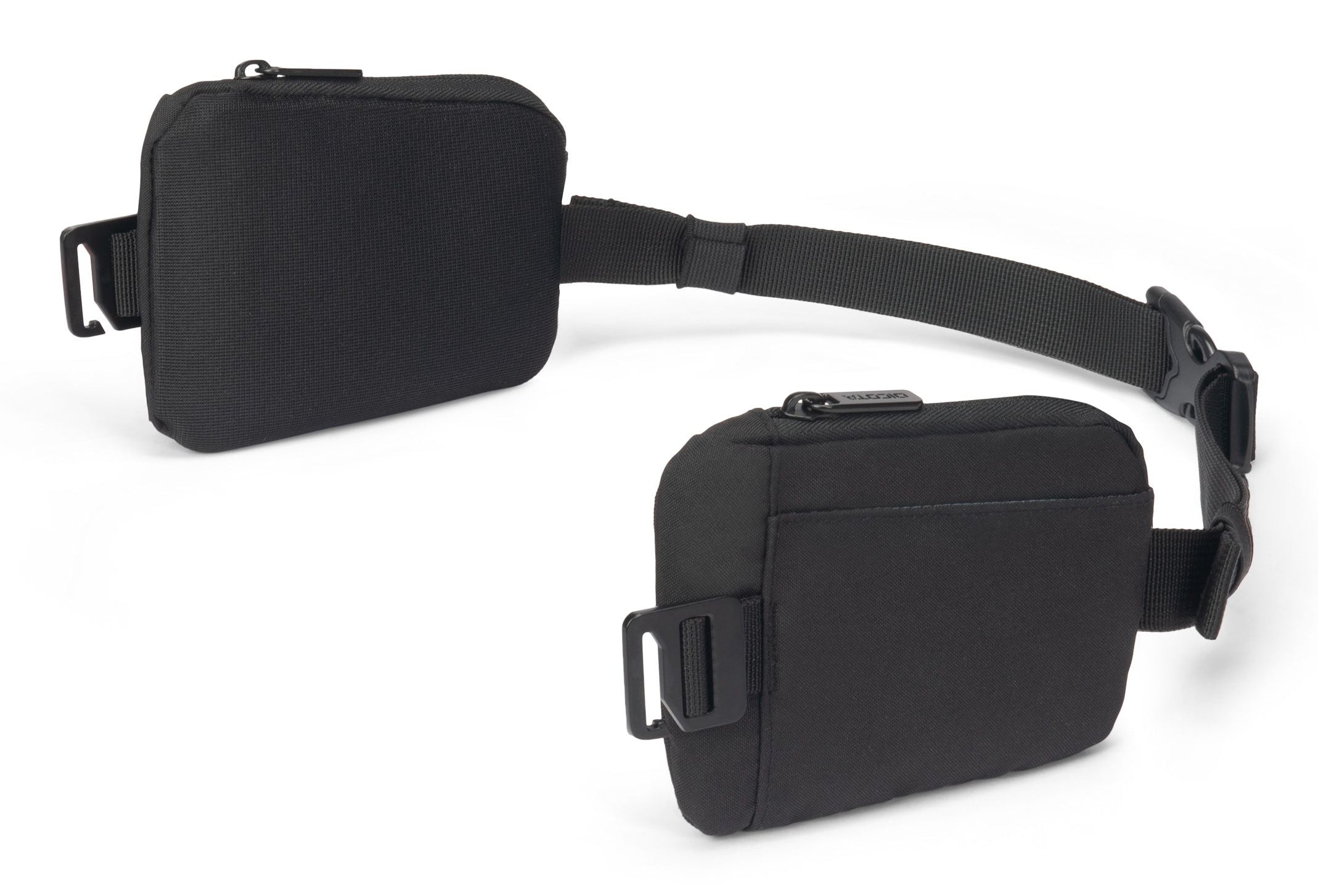 DICOTA Rucksack-Hüftgurt – für COMPANION/SEEKER II – 330×20×110 mm – schwarz – Polyester – 1 Stk.