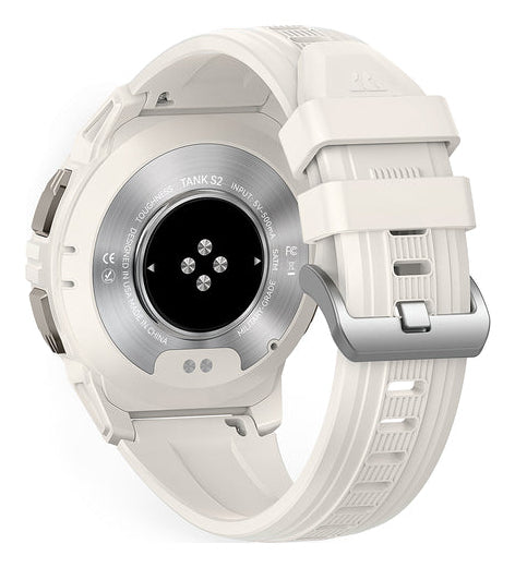 Kospet Tank S2 – Smartwatch – 48 mm, Bluetooth, AMOLED, IP69K, 5 ATM, Weiss, Silikon